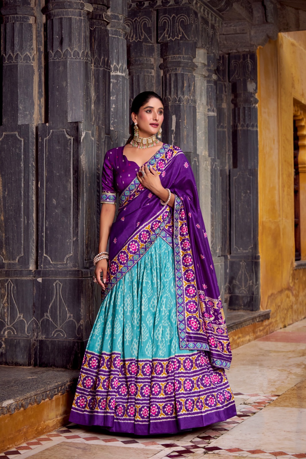 Royal Patola Grace Lehenga Set