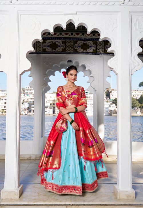 Rajkumari Heritage Silk Lehenga Set
